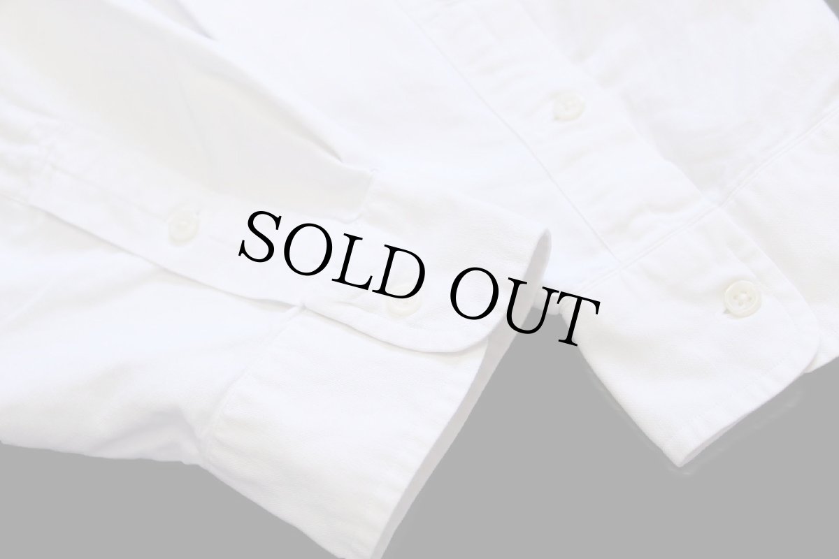 画像5: 00s ラルフローレン BIG SHIRT ワンポイント ポケット付き ボタンダウン オックスフォード コットンシャツ 白 XL★特大 (5)