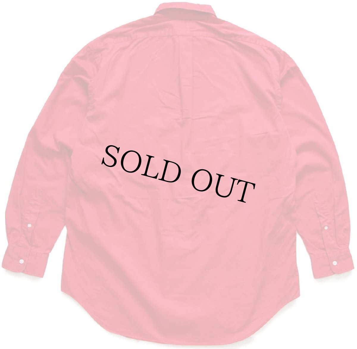 画像2: 90s ラルフローレン BLAIRE ワンポイント ボタンダウン コットンシャツ 赤 (2)