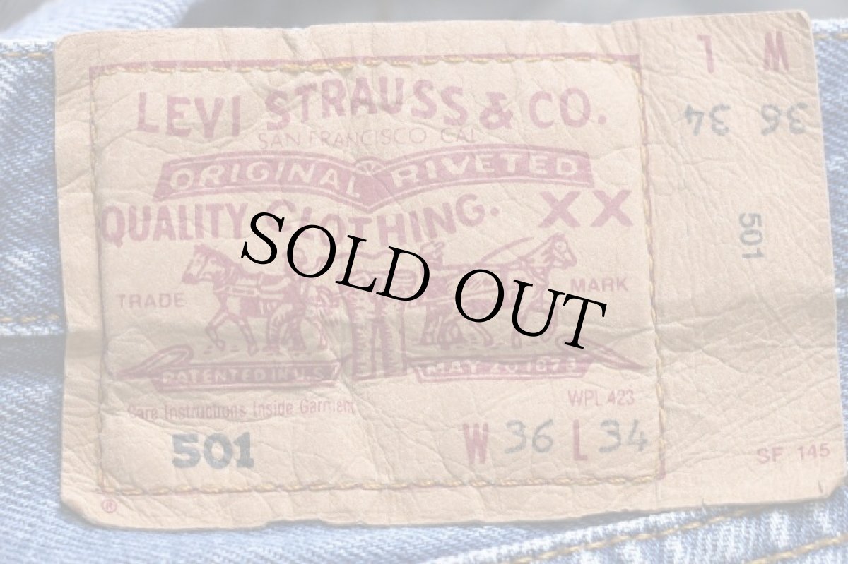 画像6: 00s ポーランド製 Levi'sリーバイス 501 デニムパンツ w36 L34★106 ユーロ (6)