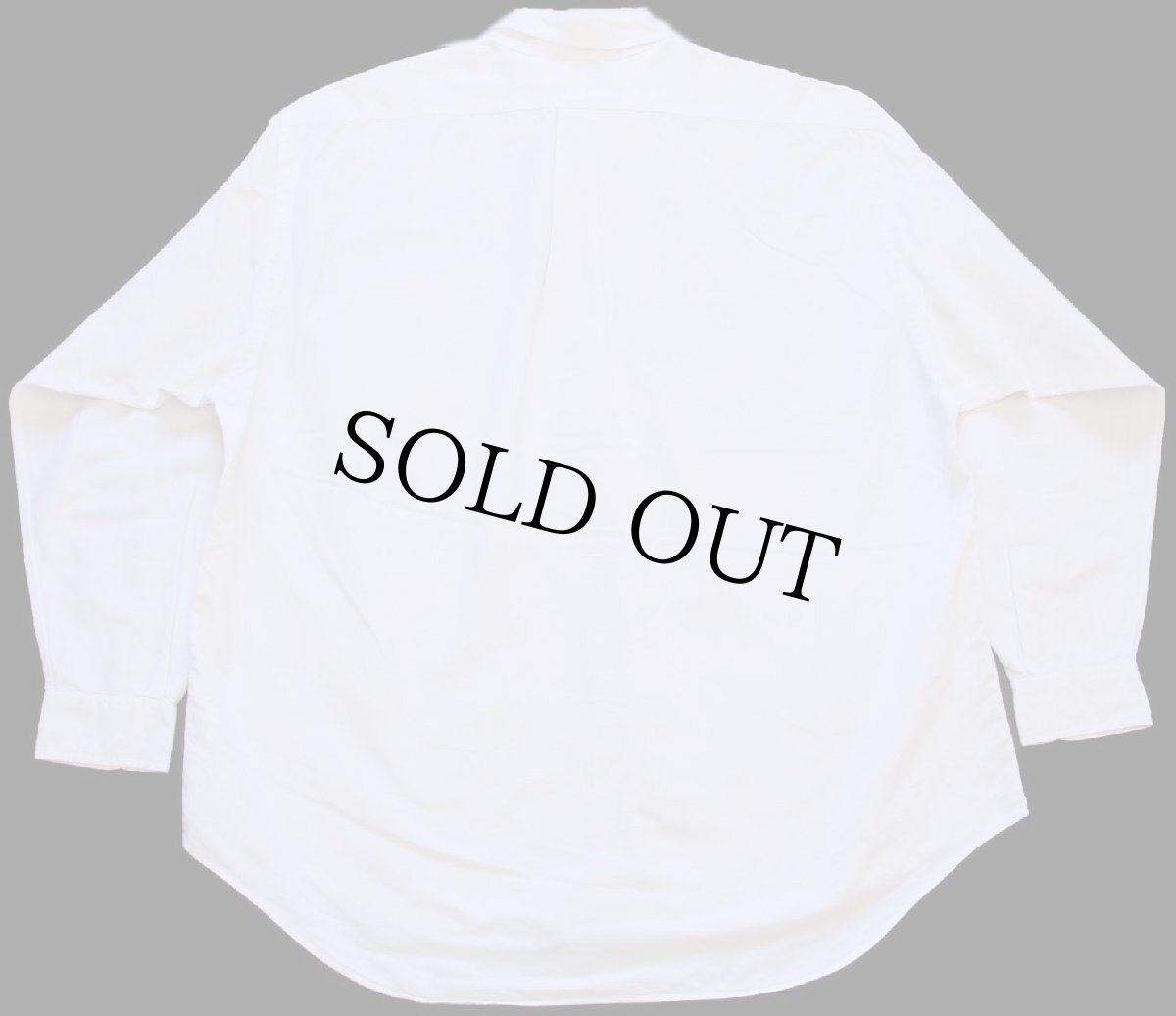 画像2: 00s ラルフローレン BIG SHIRT ワンポイント ポケット付き ボタンダウン オックスフォード コットンシャツ 白 XL★特大 (2)