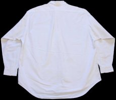 画像2: 90s ラルフローレン BIG SHIRT ワンポイント ポケット付き ボタンダウン オックスフォード コットンシャツ 白 XL★特大 (2)