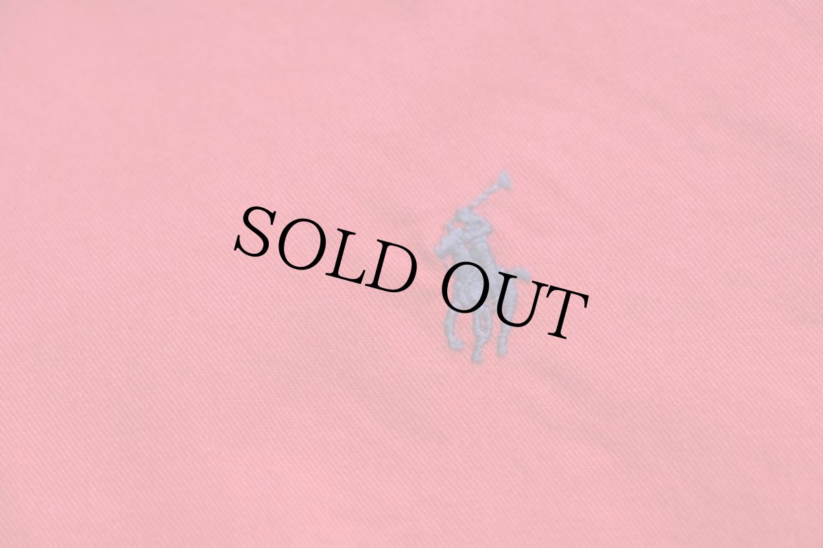 画像5: 90s ラルフローレン BLAIRE ワンポイント ボタンダウン コットンシャツ 赤 (5)