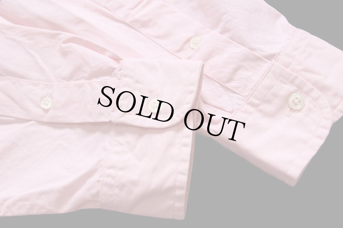 画像5: 90s ラルフローレン BLAKE ワンポイント ボタンダウン コットンシャツ ピンク★特大 (5)