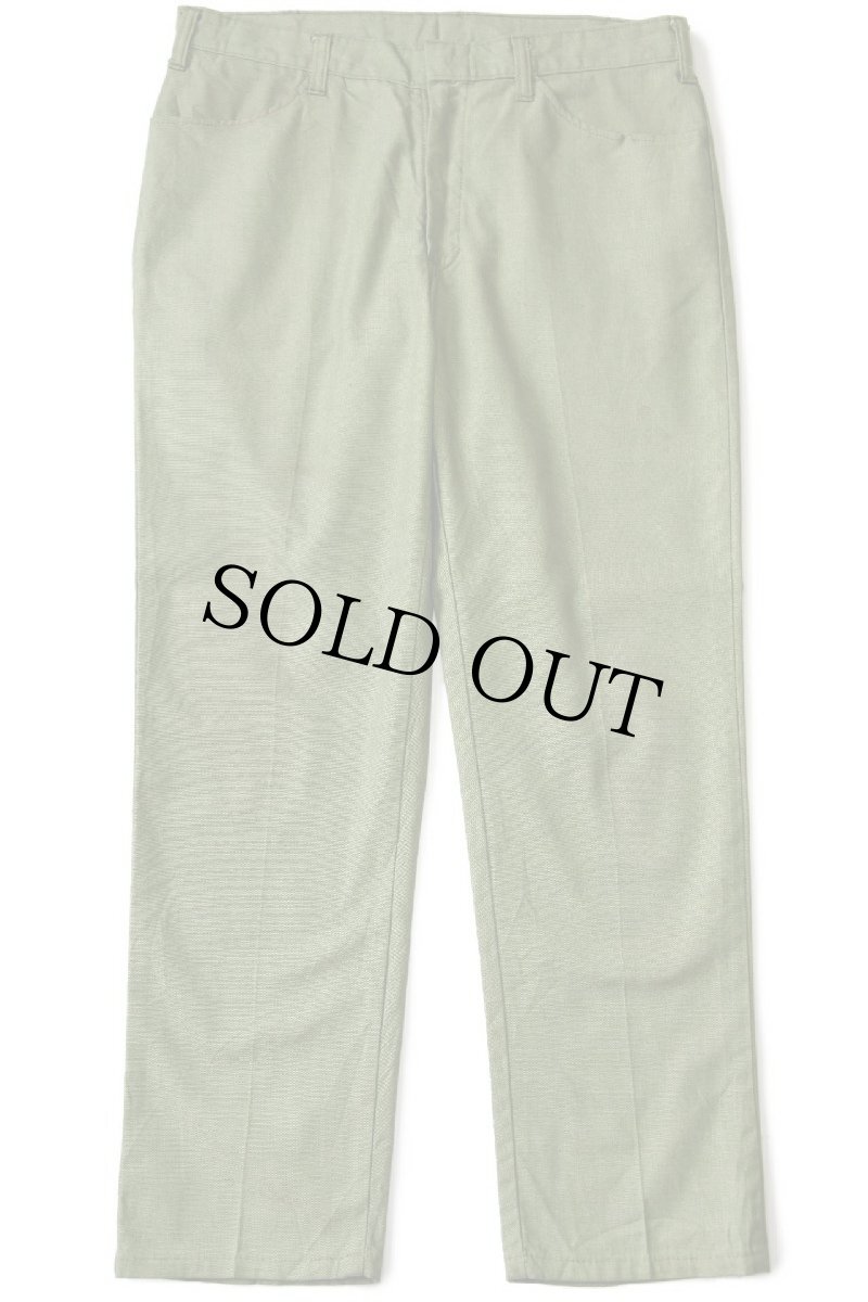 画像2: 60s Dickiesディッキーズ ポップサック ワークパンツ 緑 w34 (2)