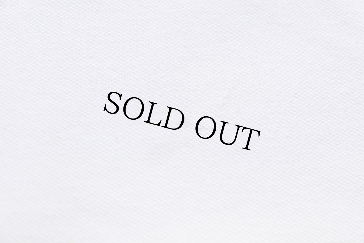 画像6: 00s GAPギャップ コットン 鹿の子 カットソー 白×紺 (6)