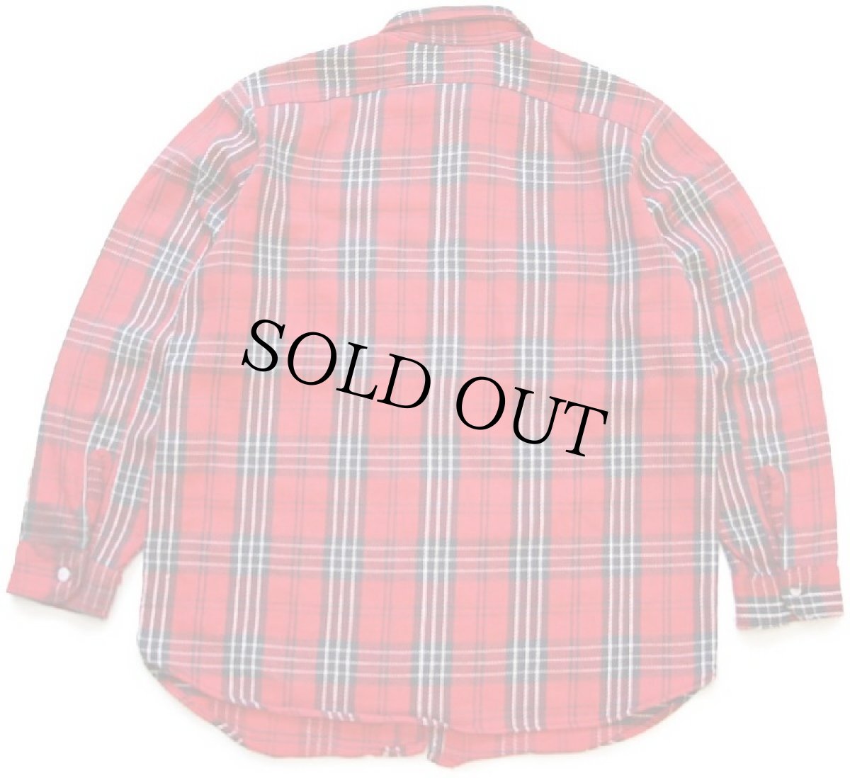 画像2: 70s BIG YANKビッグヤンク チェック コットン フランネルシャツ (2)