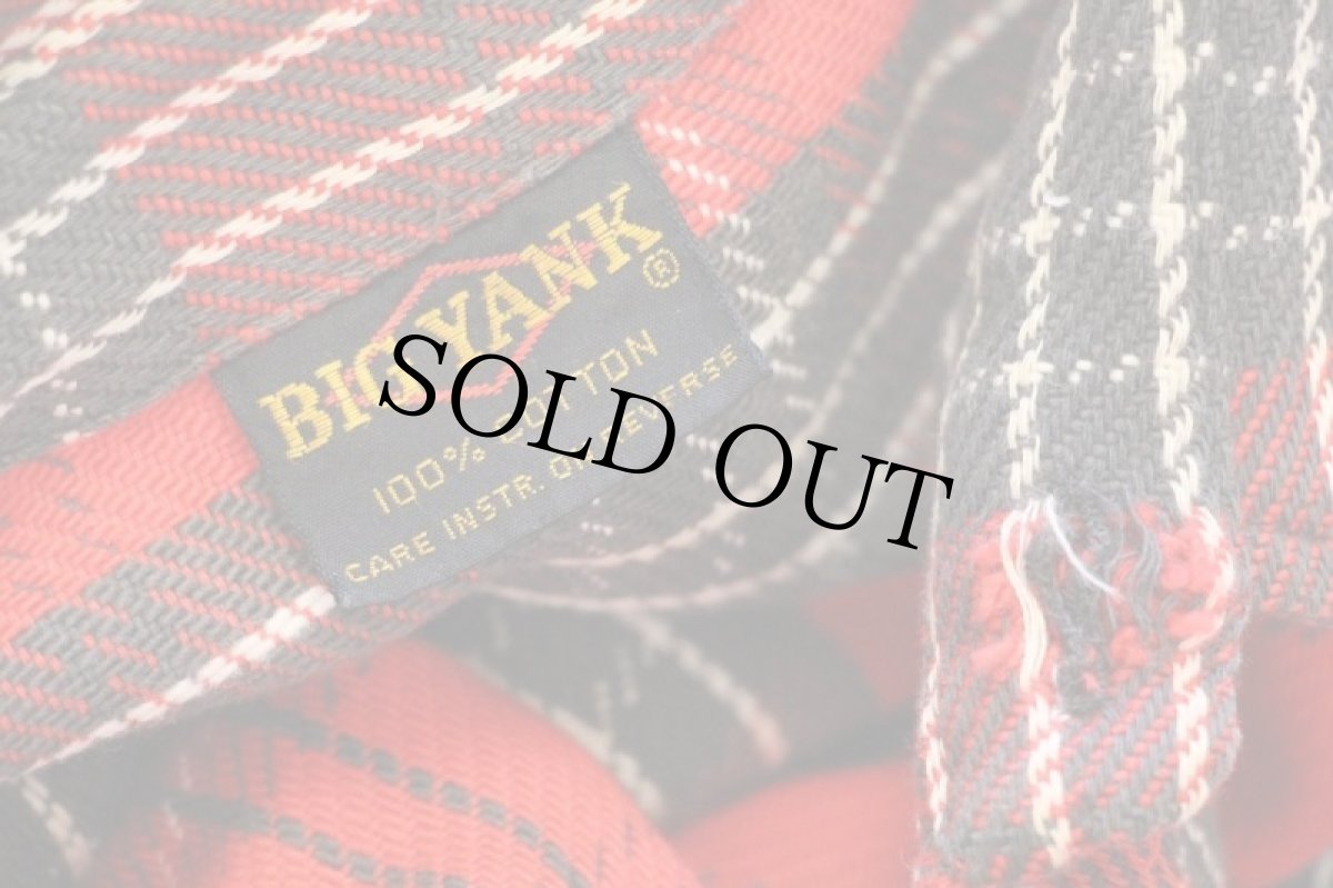 画像4: 70s BIG YANKビッグヤンク チェック コットン フランネルシャツ (4)