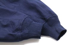画像6: 90s 米軍 USAF チンスト付き 中綿入りライナー ライトウェイトジャケット 紺 42R (6)