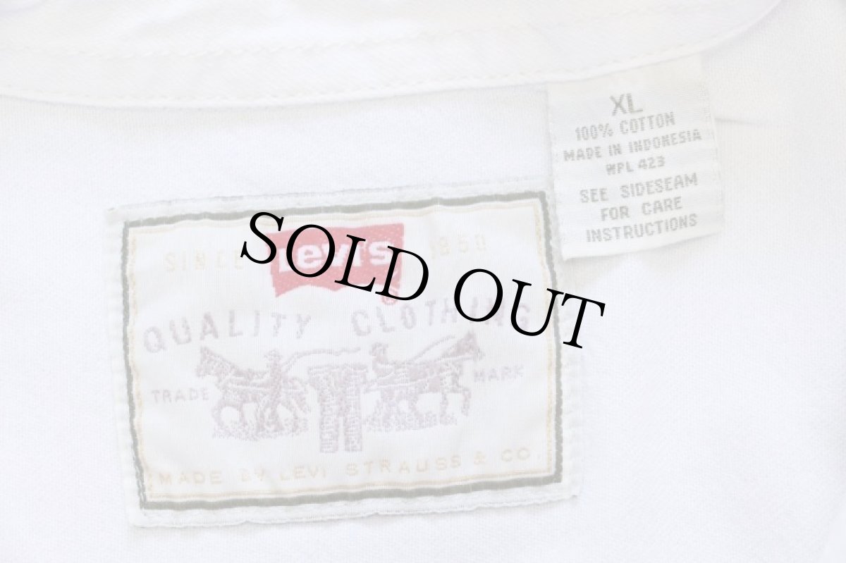 画像4: 90s Levi'sリーバイス カラーデニムシャツ 生成り XL (4)