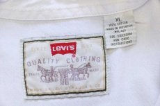 画像4: 90s Levi'sリーバイス カラーデニムシャツ 生成り XL (4)