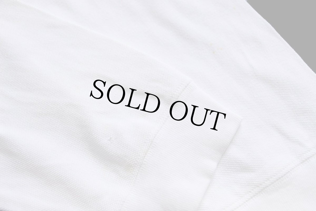 画像5: 00s GAPギャップ コットン 鹿の子 カットソー 白×紺 (5)