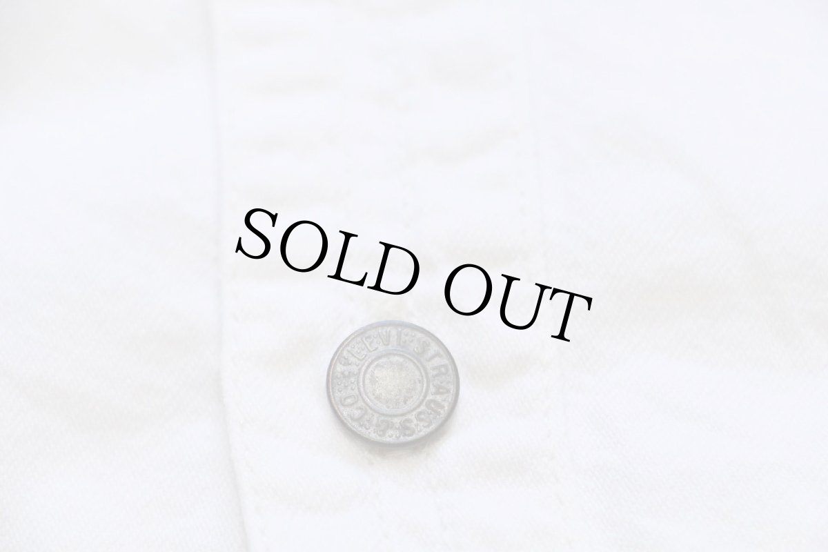 画像5: 90s Levi'sリーバイス カラーデニムシャツ 生成り XL (5)