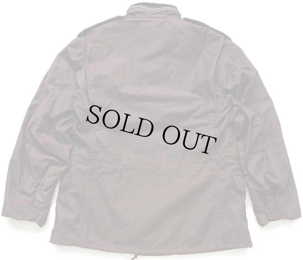 画像2: 80s レブンワース刑務所 プリズナー M-65 フィールドジャケット 後染め 焦げ茶 S-S★囚人 プリズン (2)