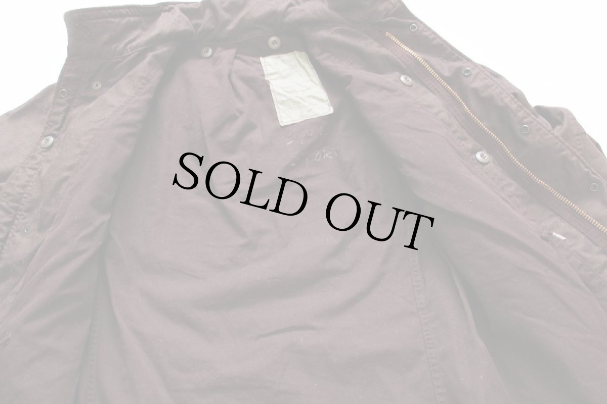 画像5: 80s レブンワース刑務所 プリズナー M-65 フィールドジャケット 後染め 焦げ茶 S-S★囚人 プリズン (5)