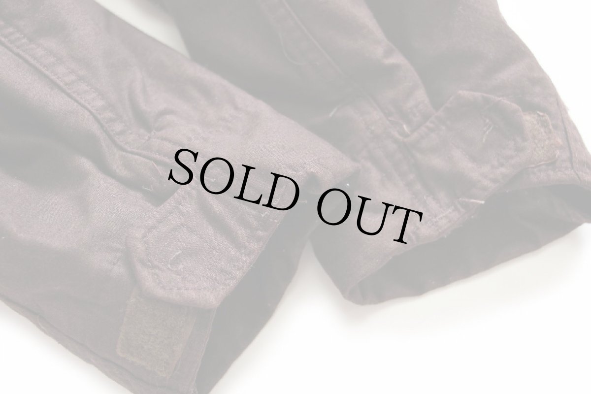 画像7: 80s レブンワース刑務所 プリズナー M-65 フィールドジャケット 後染め 焦げ茶 S-S★囚人 プリズン (7)