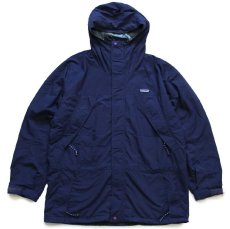 画像1: 90s patagoniaパタゴニア Storm Jacket ストームジャケット ナイロンパーカー パシフィックブルー M (1)