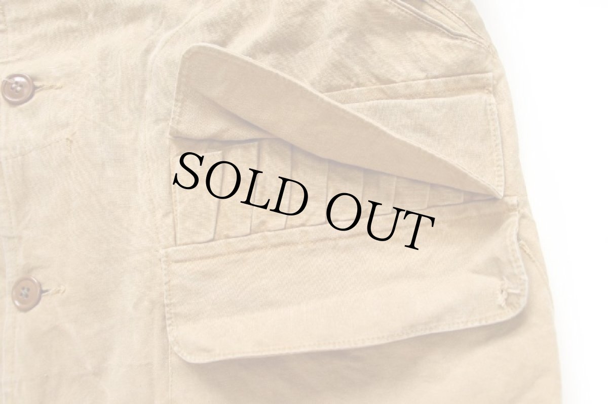 画像6: 50s RED HEADレッドヘッド ダック地 ハンティングジャケット 茶 フェード (6)