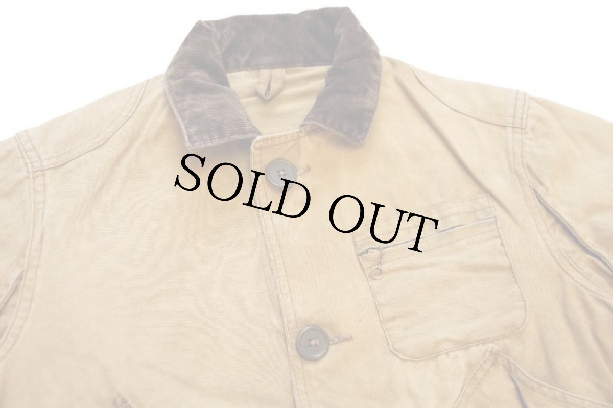 画像3: 50s SEARS FIELD MASTER ダック地 ハンティングジャケット 茶 (3)