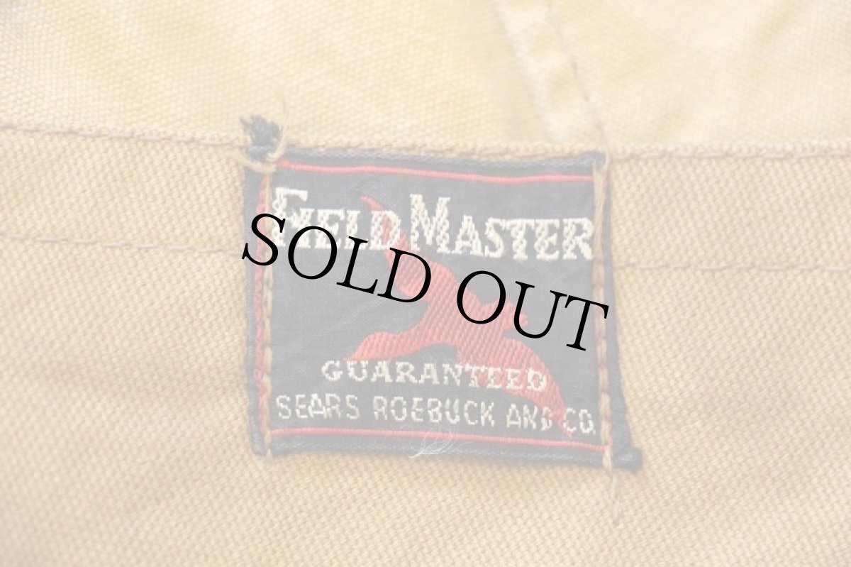 画像4: 50s SEARS FIELD MASTER ダック地 ハンティングジャケット 茶 (4)