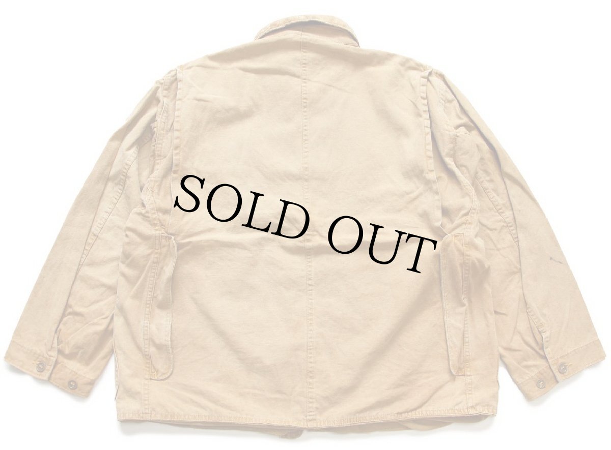 画像2: 50s BLUE BILL BY RED HEADレッドヘッド ダック地 ハンティングジャケット 茶 フェード (2)