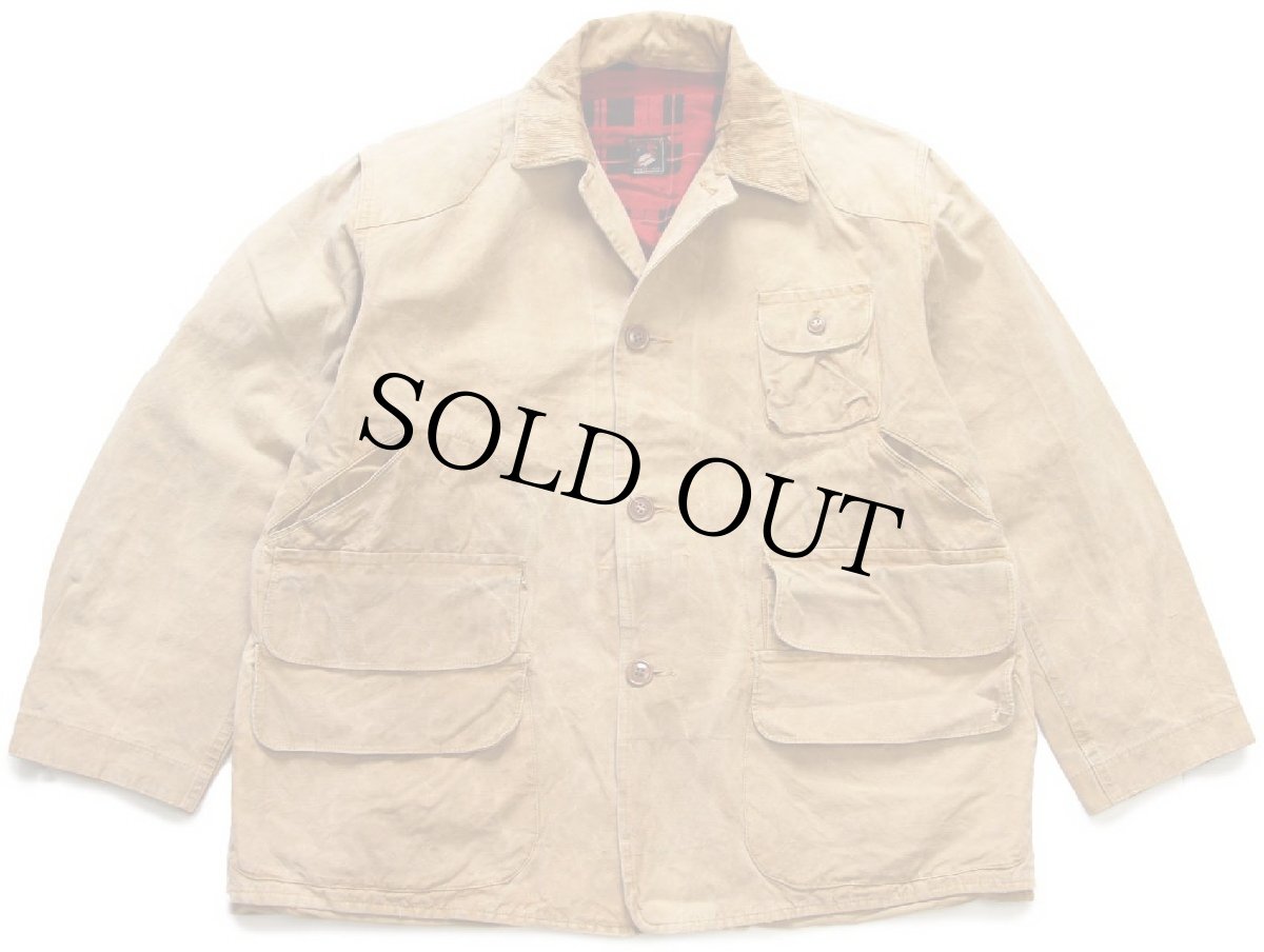 画像1: 50s RED HEADレッドヘッド ダック地 ハンティングジャケット 茶 フェード (1)