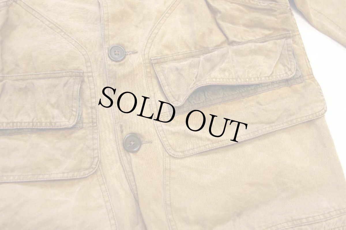 画像6: 50s SEARS FIELD MASTER ダック地 ハンティングジャケット 茶 (6)