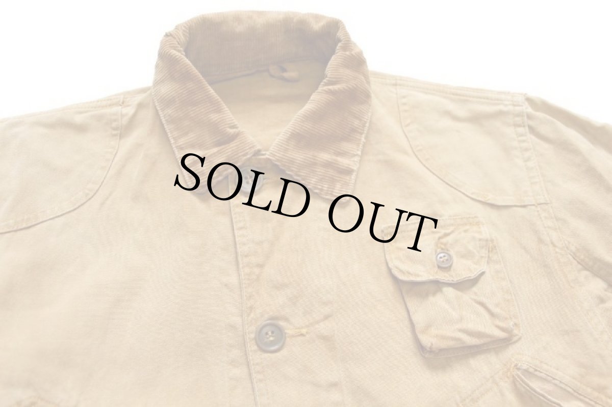 画像3: 50s BLUE BILL BY RED HEADレッドヘッド ダック地 ハンティングジャケット 茶 フェード (3)