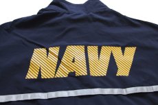 画像4: 16 USA製 米軍 U.S.NAVY RUNNING JACKET ナイロンジャケット 紺 S-XS (4)