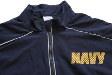 画像3: 16 USA製 米軍 U.S.NAVY RUNNING JACKET ナイロンジャケット 紺 S-XS (3)