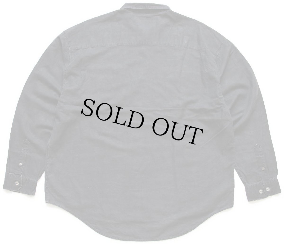 画像2: 90s GUESS ゲス 無地 リネン×コットンシャツ 黒 XL (2)