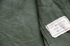 画像5: 60s 米軍 U.S.ARMY パッチ付き コットンサテン ユーティリティシャツ オリーブグリーン 15.5 (5)