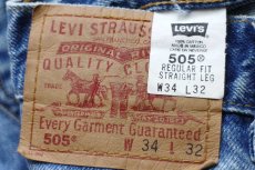 画像6: 00s メキシコ製 Levi'sリーバイス 505 デニムパンツ w34 L32★SDP654 (6)