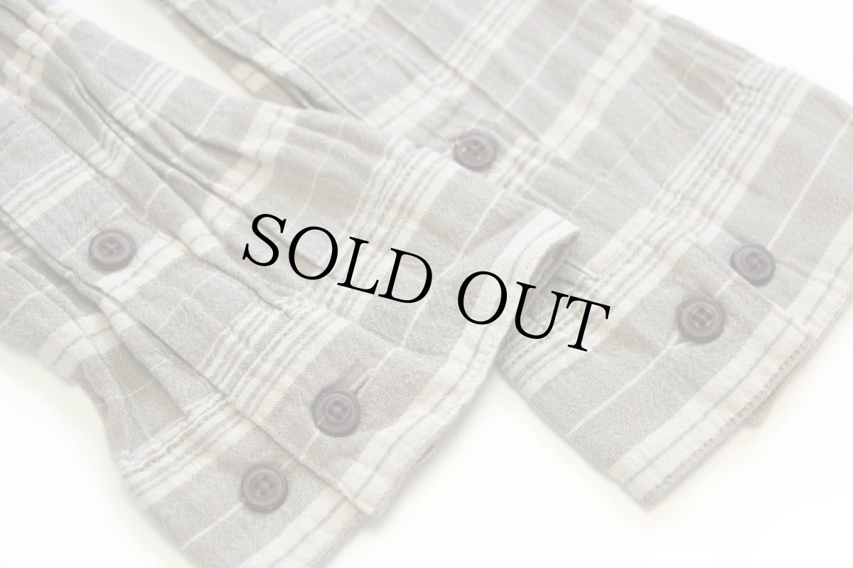 画像6: patagoniaパタゴニア Steersman Hoody ドラポケ ランダムボーダー プルオーバー オーガニックコットン シャツパーカー M (6)