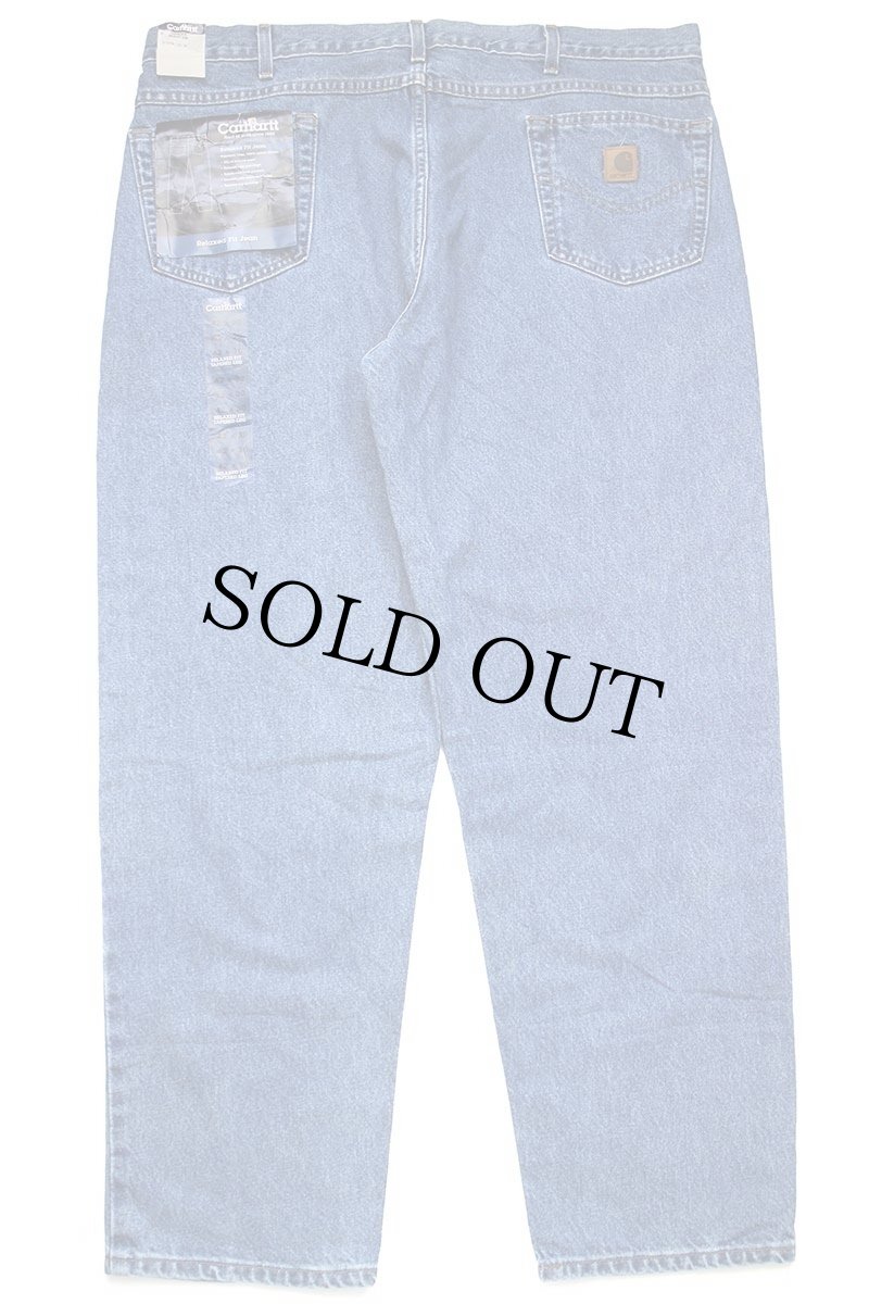 画像3: デッドストック★00s USA製 carharttカーハート デニムパンツ w42 L30★SDP2656 (3)