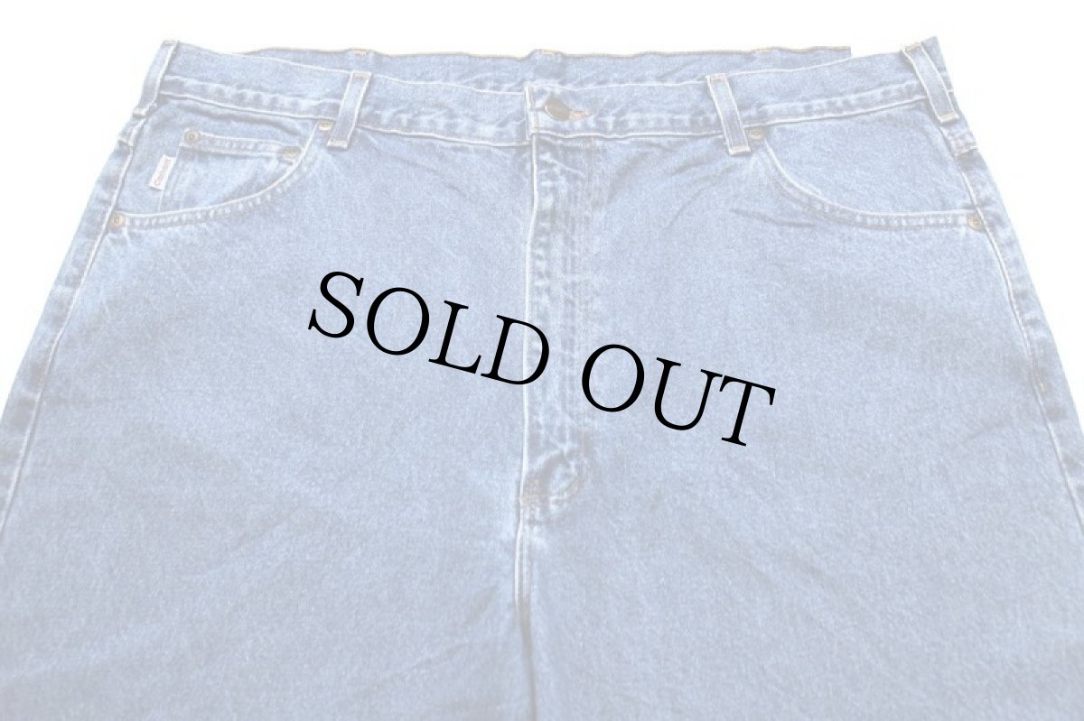 画像4: デッドストック★00s USA製 carharttカーハート デニムパンツ w42 L30★SDP2656 (4)