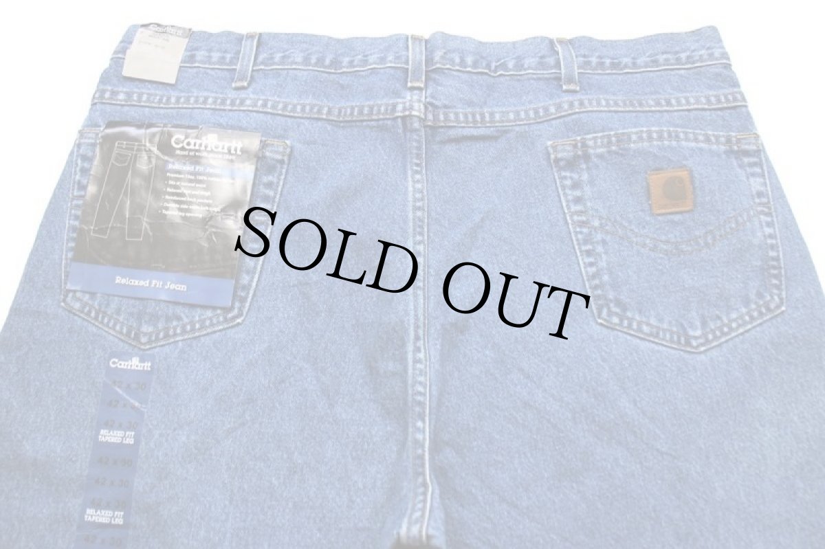 画像5: デッドストック★00s USA製 carharttカーハート デニムパンツ w42 L30★SDP2656 (5)