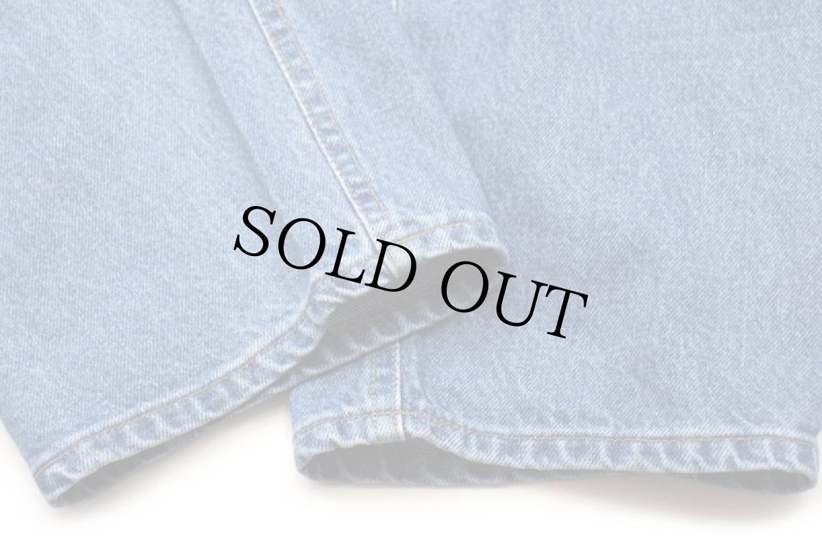 画像8: デッドストック★00s USA製 carharttカーハート デニムパンツ w42 L30★SDP2656 (8)