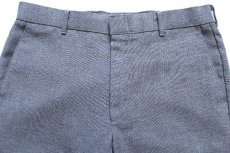 画像4: 80s Levi'sリーバイス ACTION SLACKS グレンチェック スラックス ポリエステルパンツ w34 (4)