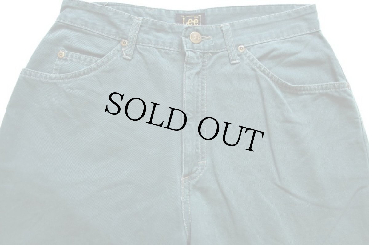 画像4: Leeリー GOSSIP テーパード コットンツイルパンツ グリーン 32-29★ユーロ (4)