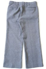 画像3: 80s Levi'sリーバイス ACTION SLACKS グレンチェック スラックス ポリエステルパンツ w34 (3)