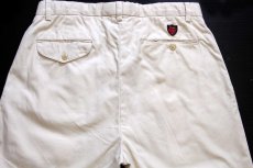 画像5: 00s POLO GOLF ラルフローレン FAIRWAY PANT ツータック コットン チノパン アイボリー w32 L30 (5)