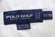 画像6: 00s POLO GOLF ラルフローレン FAIRWAY PANT ツータック コットン チノパン アイボリー w32 L30 (6)