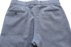 画像5: 80s Levi'sリーバイス ACTION SLACKS グレンチェック スラックス ポリエステルパンツ w34 (5)