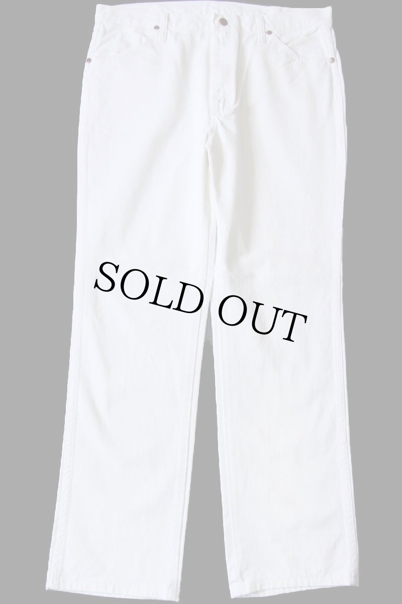 画像2: 00s メキシコ製 Wranglerラングラー 936WHI ホワイト デニムパンツ w36 L32 (2)