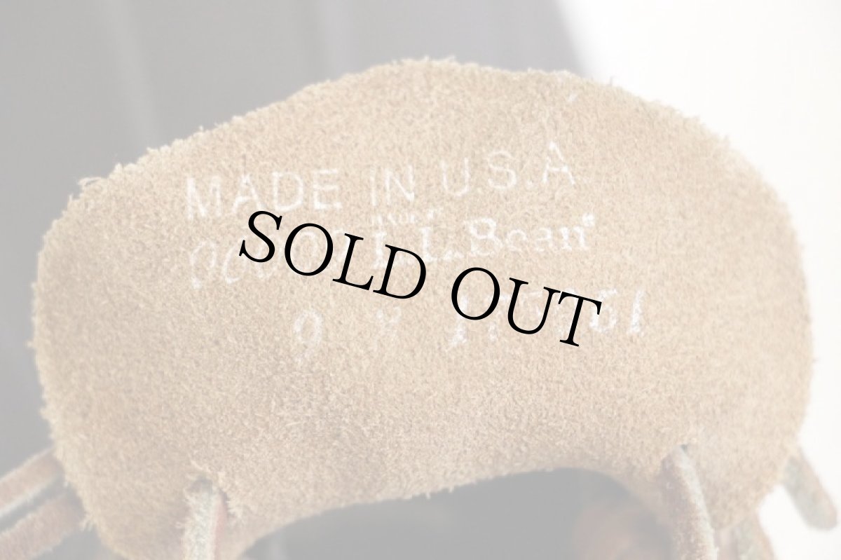 画像6: USA製 L.L.Bean ビーンブーツ ラバーモカシン タン×ブラウン 9M★ガムシューズ (6)