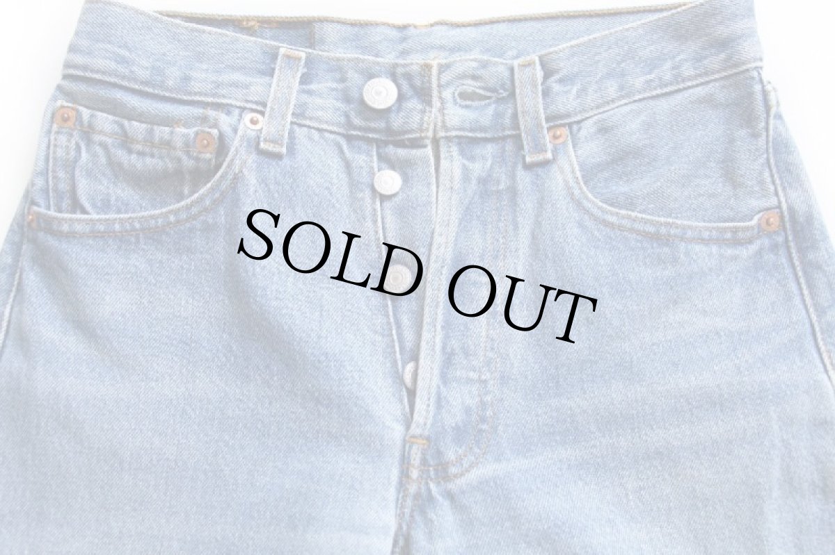 画像4: 90s トルコ製 Levi'sリーバイス 501 デニムパンツ w26★108 ユーロ (4)