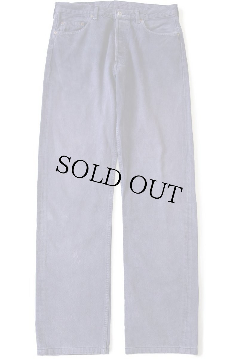 画像2: 90s フランス製 Levi'sリーバイス 501 後染め カラーデニムパンツ ナス紺 w34★ユーロ (2)