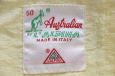 画像4: 90s イタリア製 Australian BY L'ALPINA ファイヤーマンコート イエロー 50★ジャケット (4)