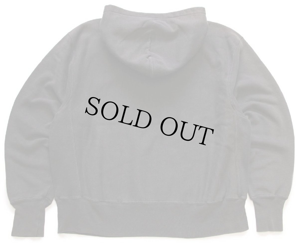 画像2: 00s メキシコ製 Championチャンピオン 無地 目無し リバースウィーブ スウェットパーカー 黒 フェード L★フーディー ブランク (2)