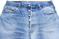 画像4: 90s USA製 Levi'sリーバイス 501 デニムパンツ ヒゲ w34 L30★110 (4)